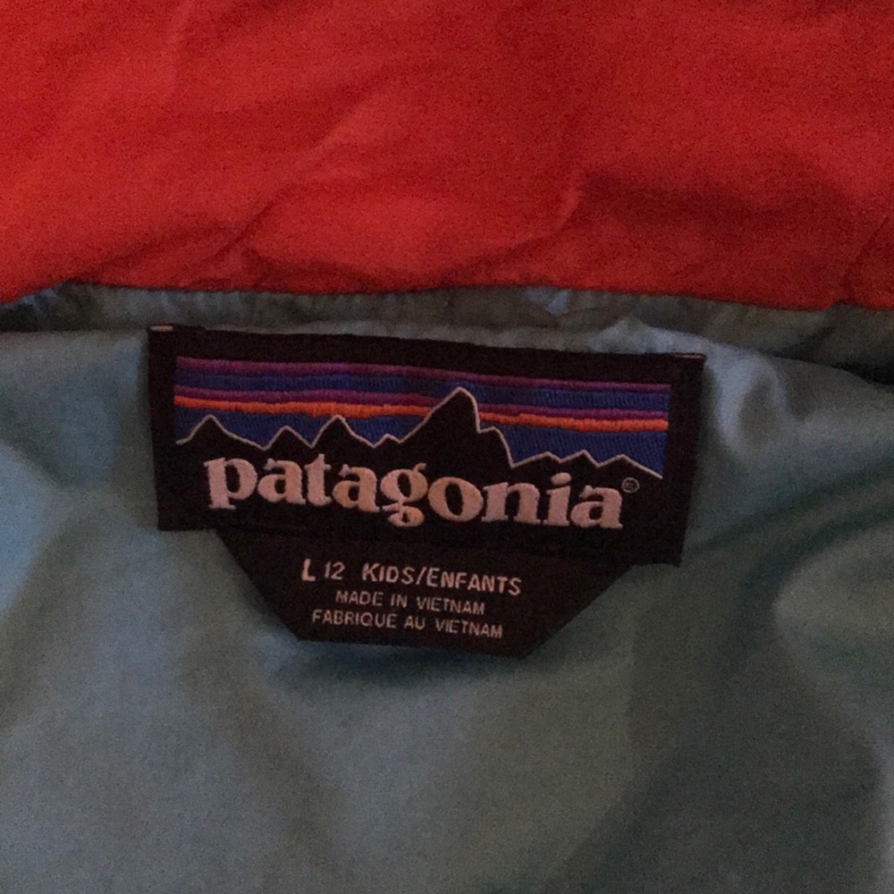 Orange Patagonia Lightweight Down Jacket - Picture 3 of 4